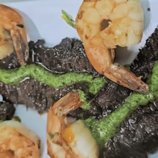 Churrasco Y Camarones / Skirt Steak and Shrimp