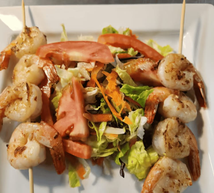 Camarones a La Parrilla / Grilled Shrimp.