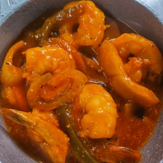 Camarones en Salsa Roja / Shrimp in Red Sauce