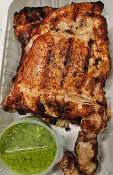 Churrasco De Pollo / Chicken Churrasco.