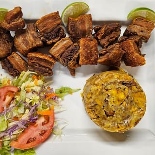 Mofongo De Chicharrón De Cerdo / Fried Pork Rind Mofongo