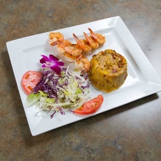 Mofongo De Camarones a La Parillla / Grilled Shrimp Mofongo