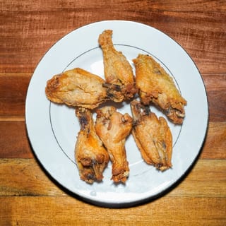 Alitas De Pollo Fritas (6) / Fried Chicken Wings (6)