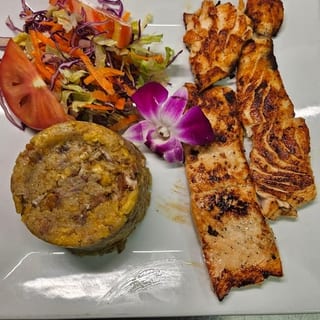 Mofongo De Salmón / Salmon Mofongo