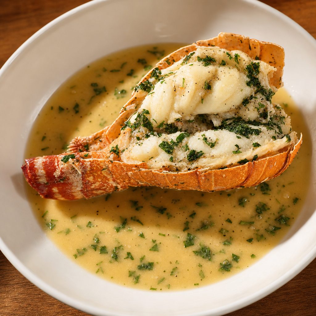 Langosta Al Ajillo / Al Ajillo Lobster.