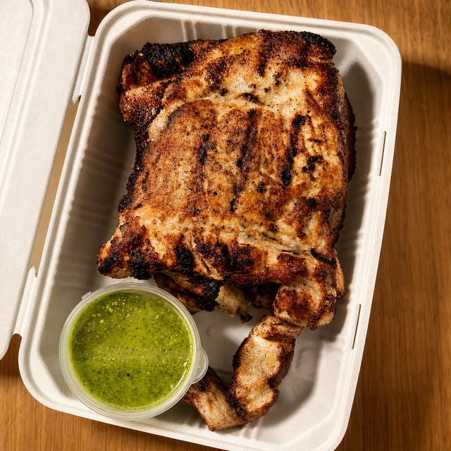 Churrasco De Pollo / Chicken Churrasco.