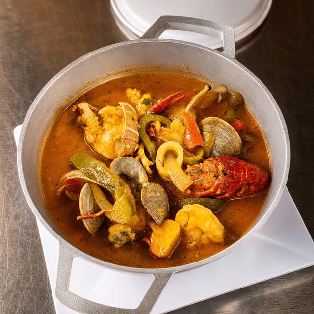Cazuela De Mariscos / Seafood Casserole.