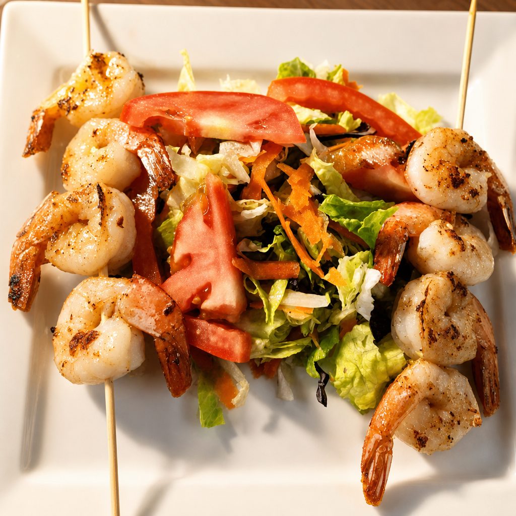 Camarones a La Parrilla / Grilled Shrimp.