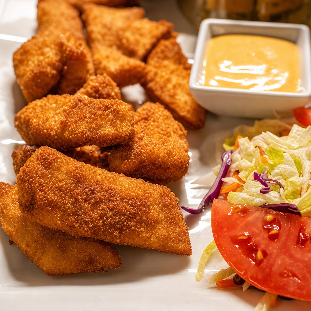 Chicharrón De Pescado / Fried Fish Chunks.